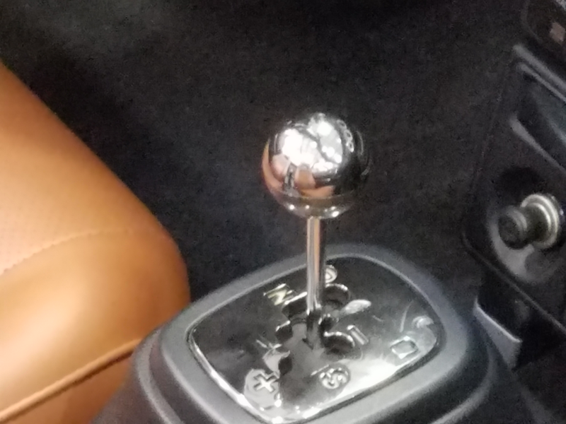 This MR2 Spyder was an automatic but this selector almost made me forgive that flaw.